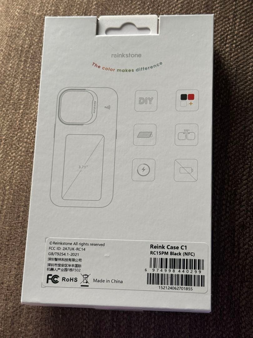 【新品】iPhone15ProMaxreinkstoneReinkCaseC1