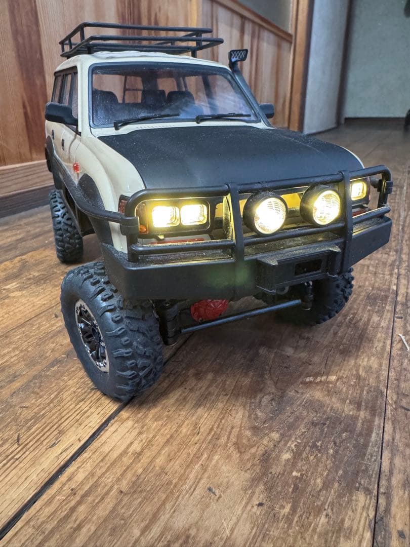 WPL C54 ランクル80 ベージュ色 カスタム　動作確認済