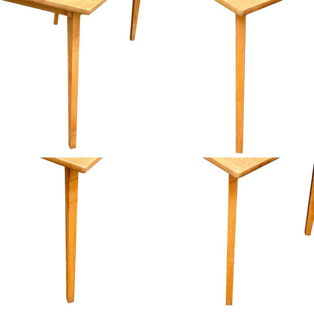 モモナチュラル VIBO アルダー材 天然木 北欧風 ダイニングテーブル