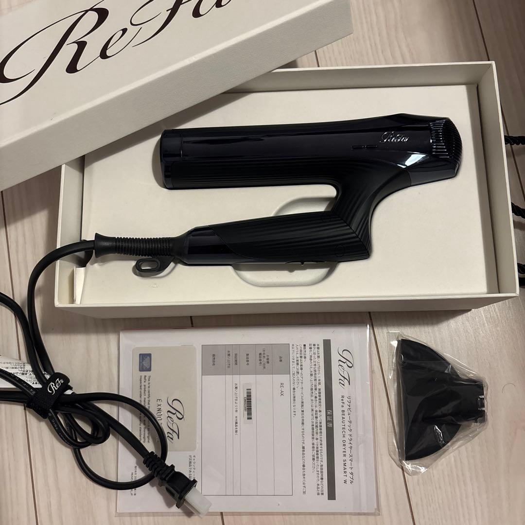 ReFa BEAUTECH DRYER SMART W ヘアドライヤー ブラック