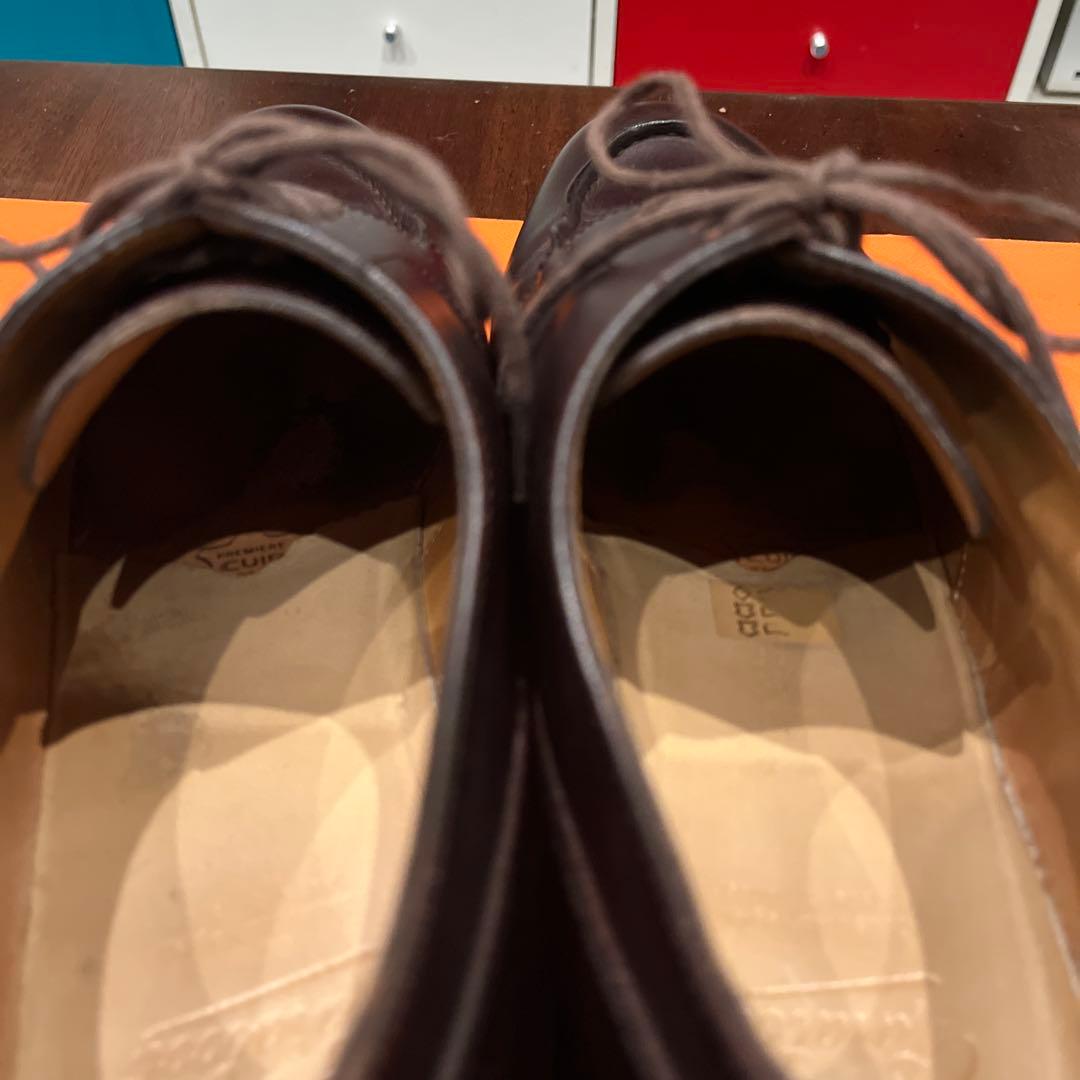 パラブーツ Uチップ シャンボード ダークブラウン UK9.5 paraboot