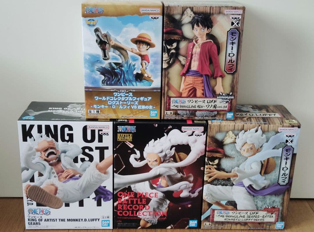 即日発送❗【新品・未開封品】ワンピース ルフィ フィギュア ５点セット