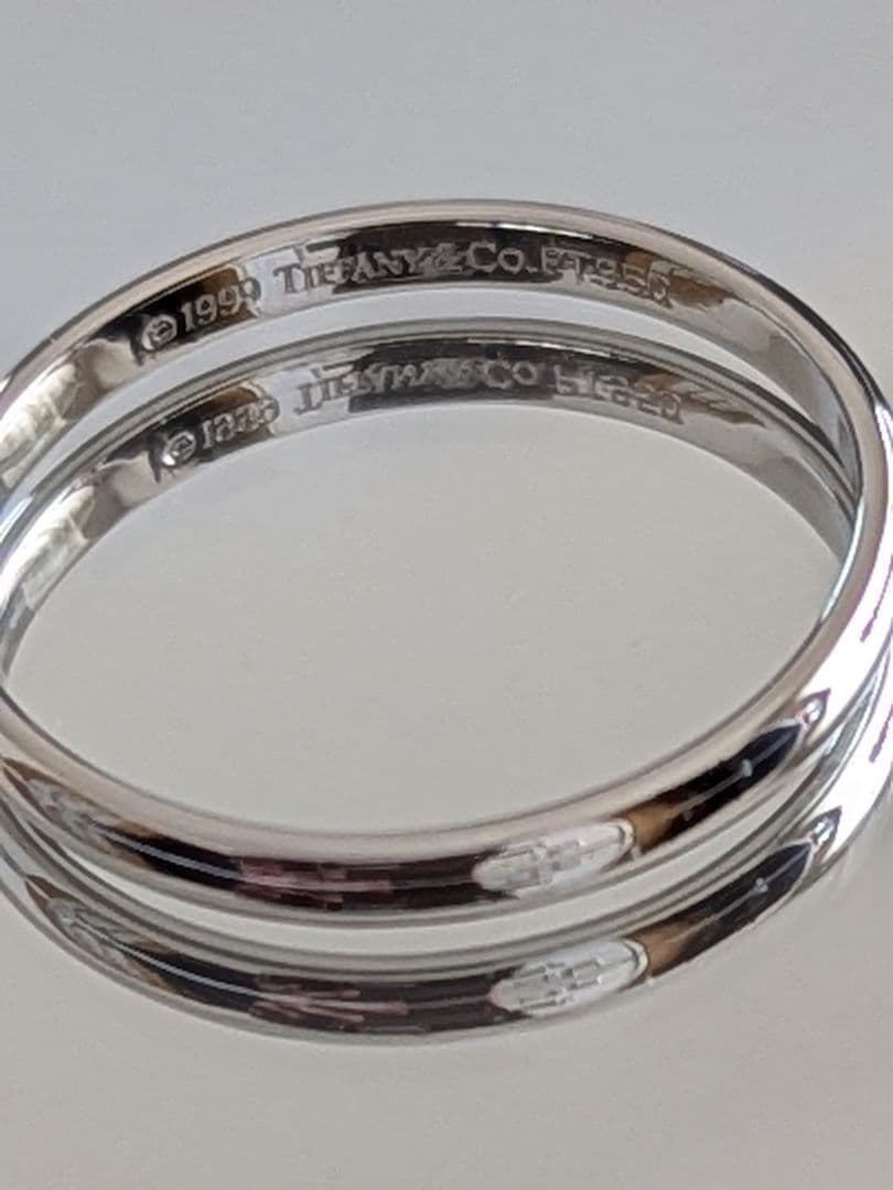 TIFFANY&Co. PT950 1999 バンドリング プラチナ 指輪