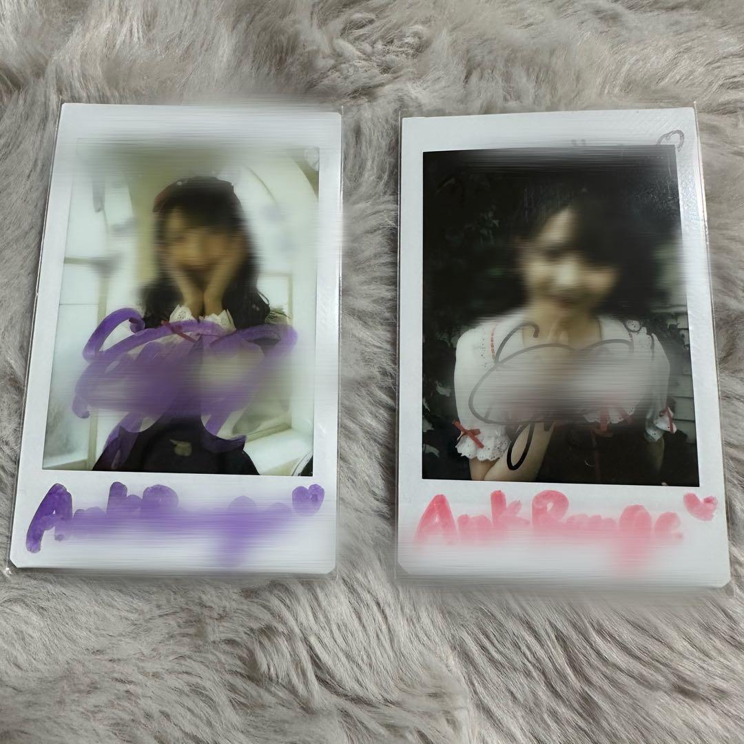 ≠ME ノイミー 谷崎早耶 サイン入りチェキ Ank Rouge 2枚