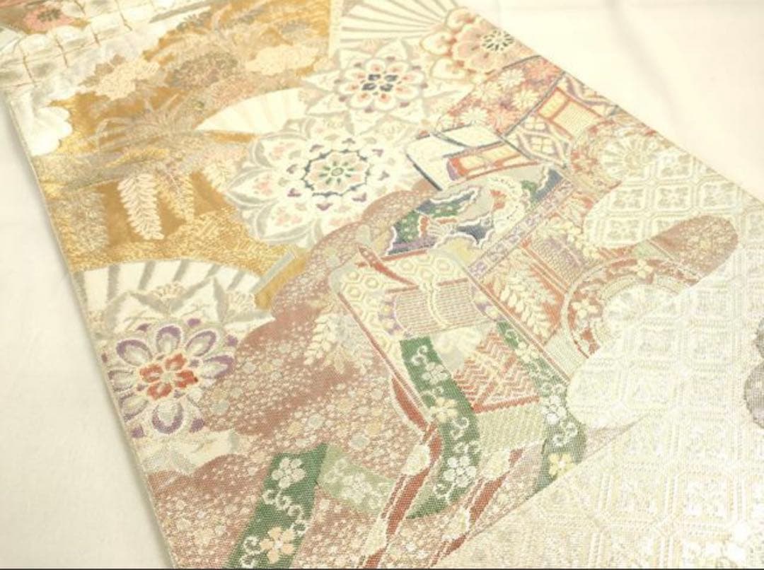 振袖 フルセット6点サイズS〜M 花車文　金彩　正絹