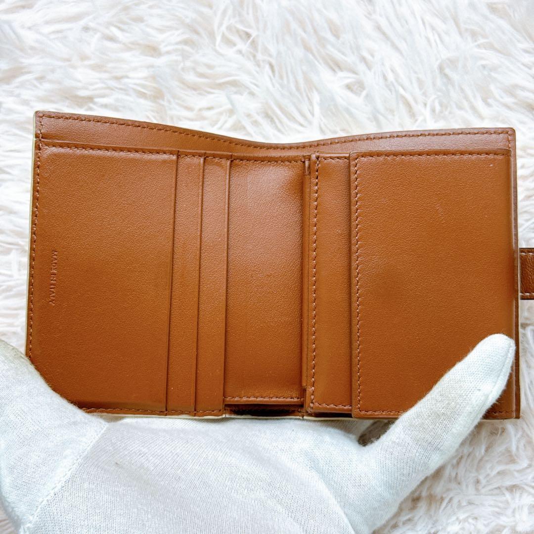 現行✨セリーヌ トリオンフキャンバス 二つ折り ストラップウォレット