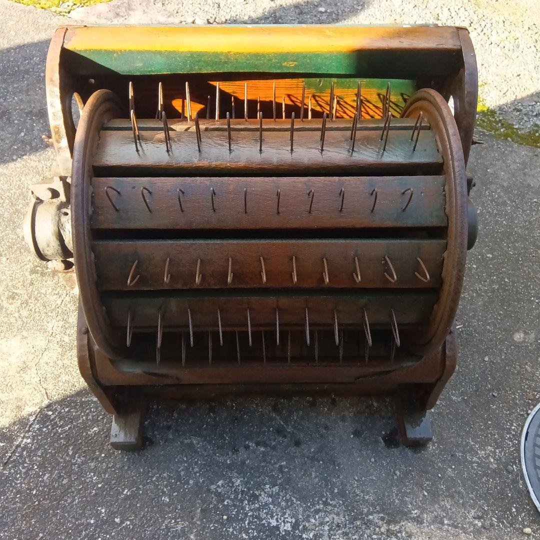 ミノル式足踏脱穀機　骨董