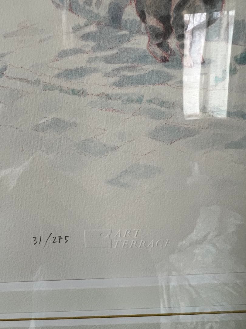 笹倉鉄平 「旧市街の猫たち」シルクスクリーン