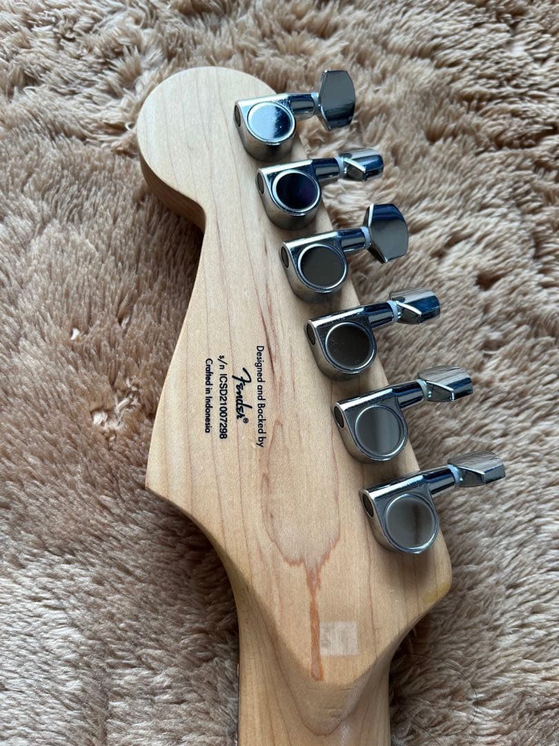 【調整済】squier fender スクワイア　ストラト　エレキギター　美品