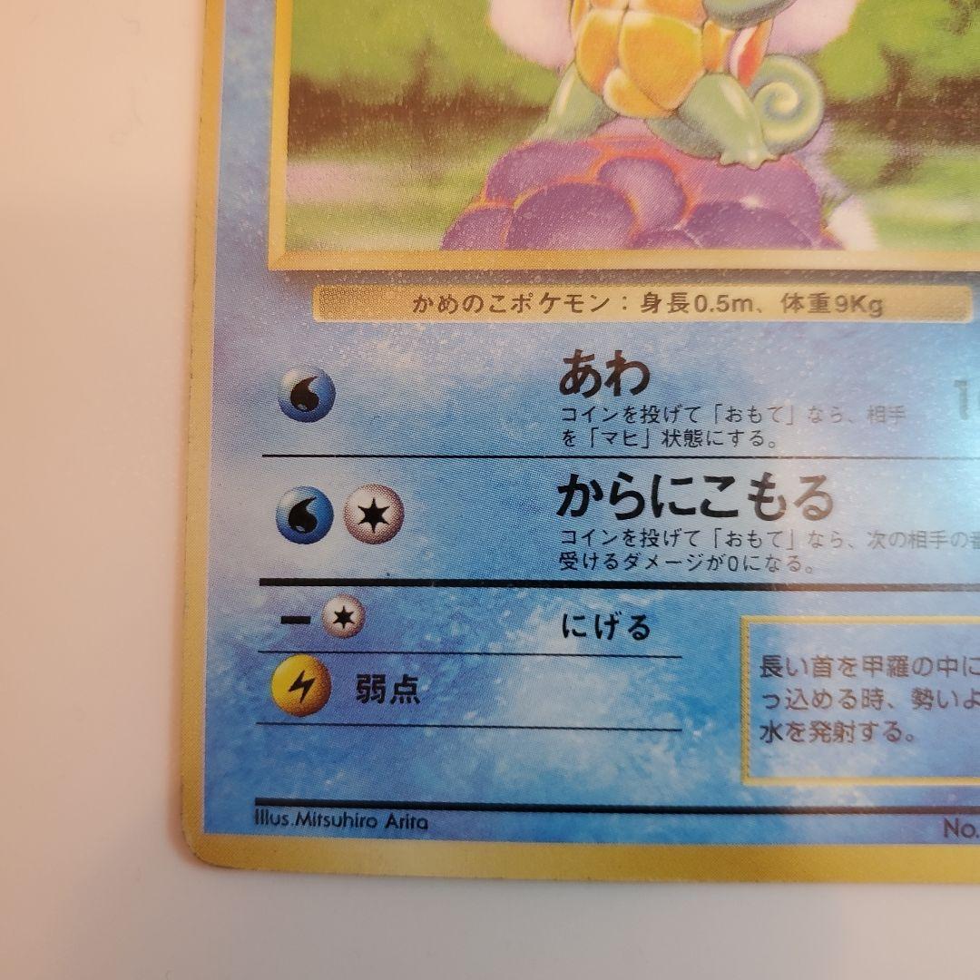 旧裏　ゼニガメ　カメール　カメックス 3枚セット　 No.009