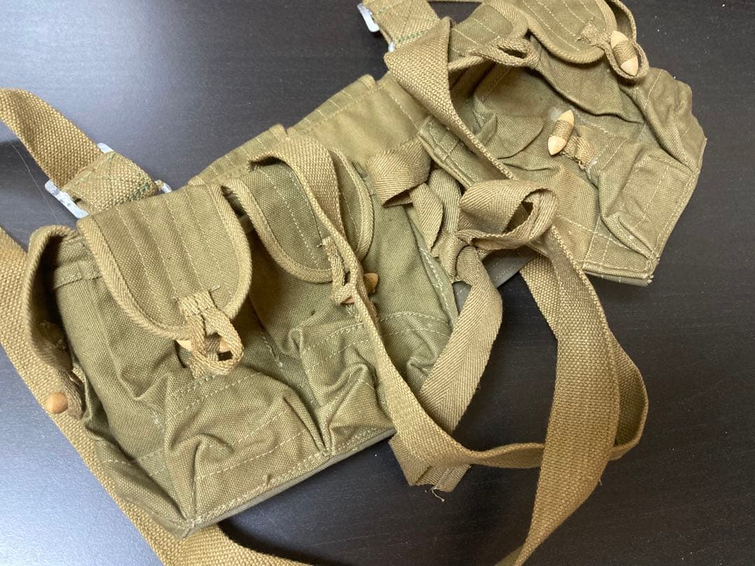 AK47用　マガジンポーチ　チェストリグ　中国軍　実物？　ナム戦