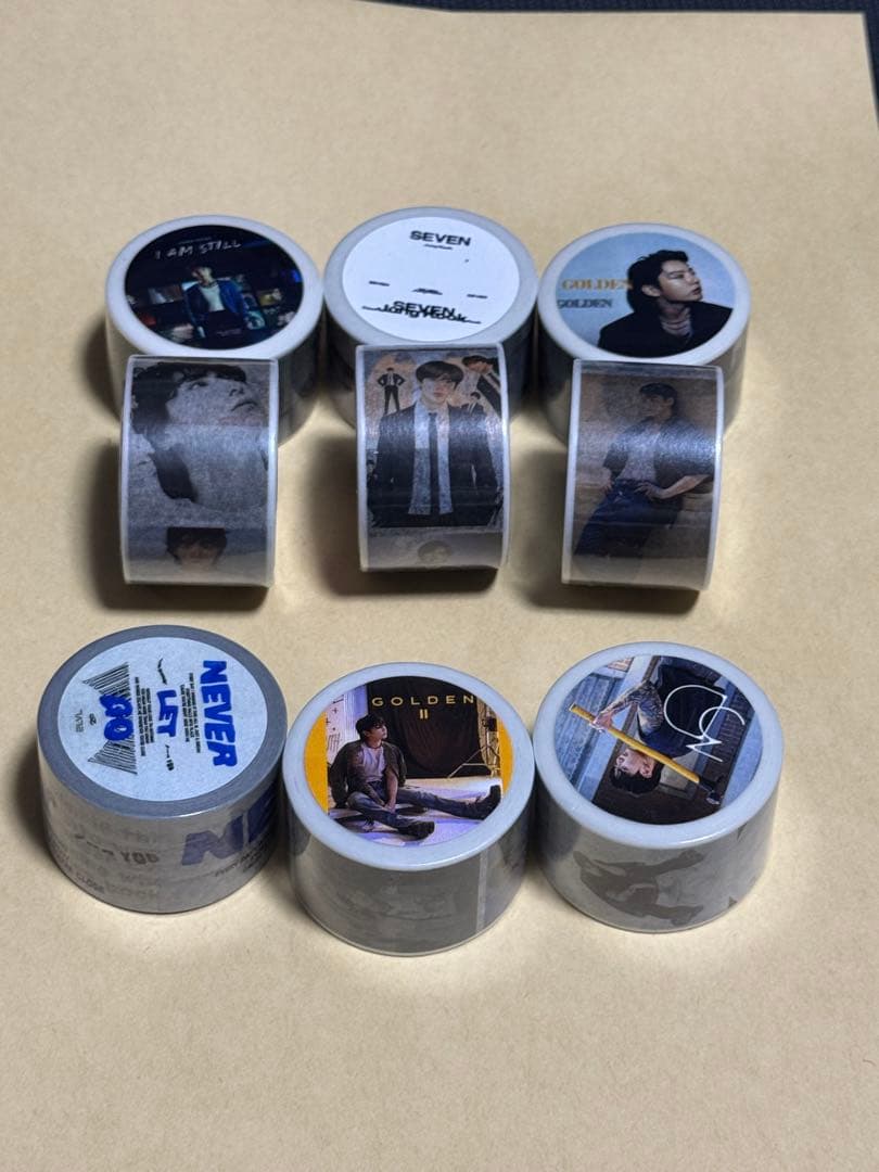 BTS ジョングク マステ マスキングテープ 9種