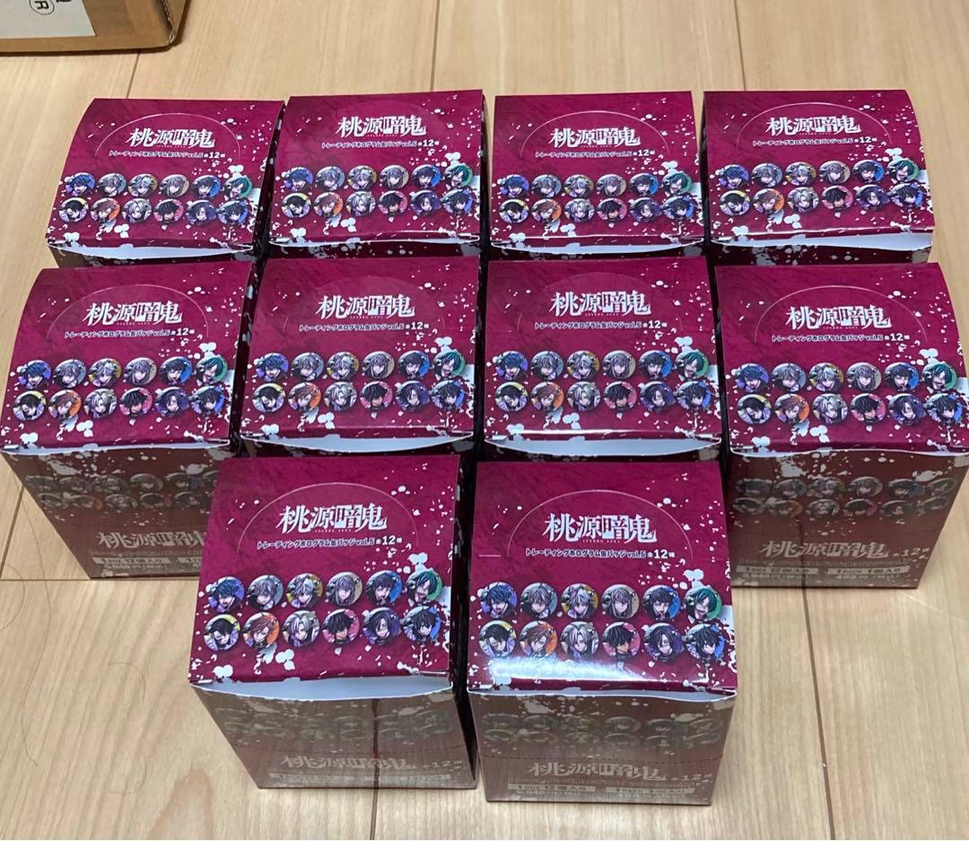 10box まとめ売り　桃源暗鬼 ホログラム缶バッジ マズル メイド　缶バッジ