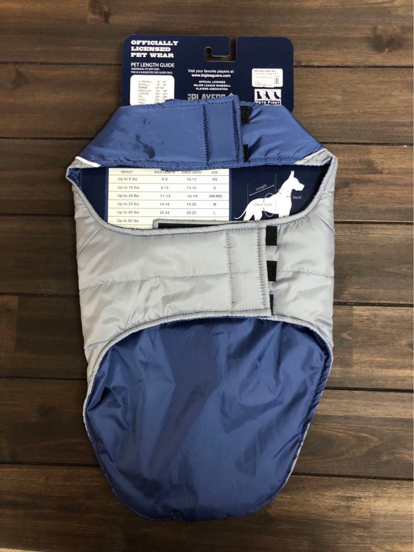 MLB公式　犬用パッファーベストM　大谷翔平選手モデル