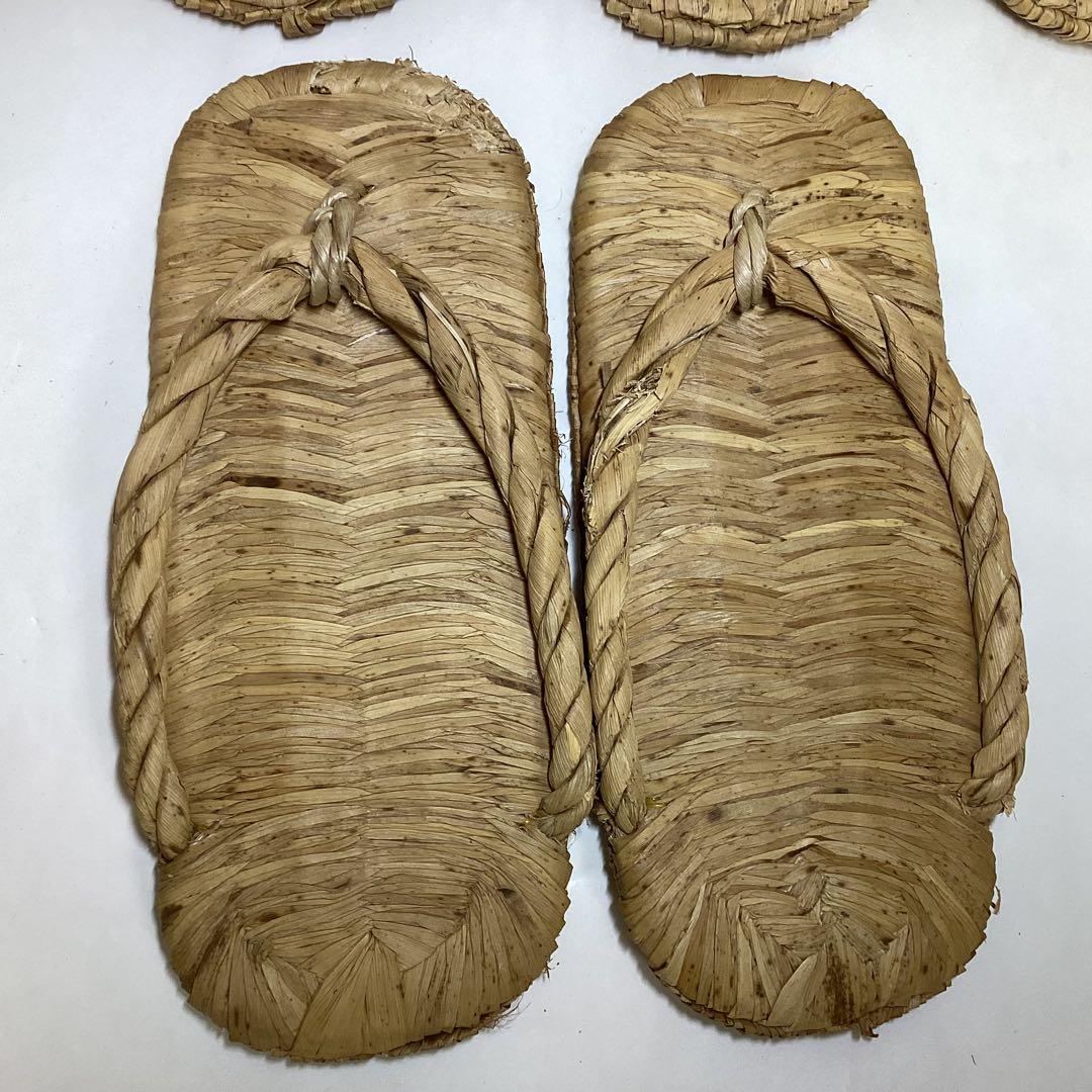 露地草履 5足組 茶道具 古物品