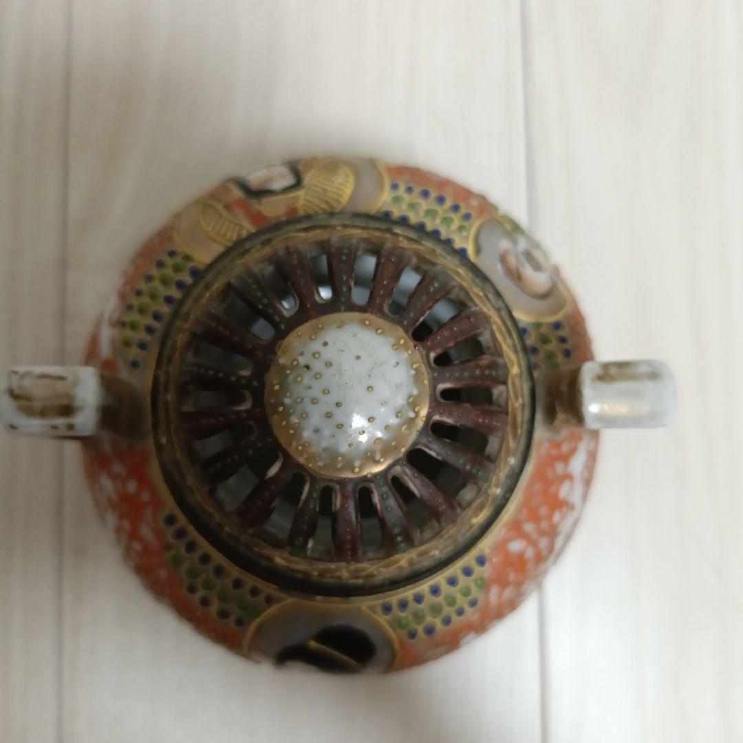 香炉　アンティーク　オールドジャパン　明治　昭和初期　三足