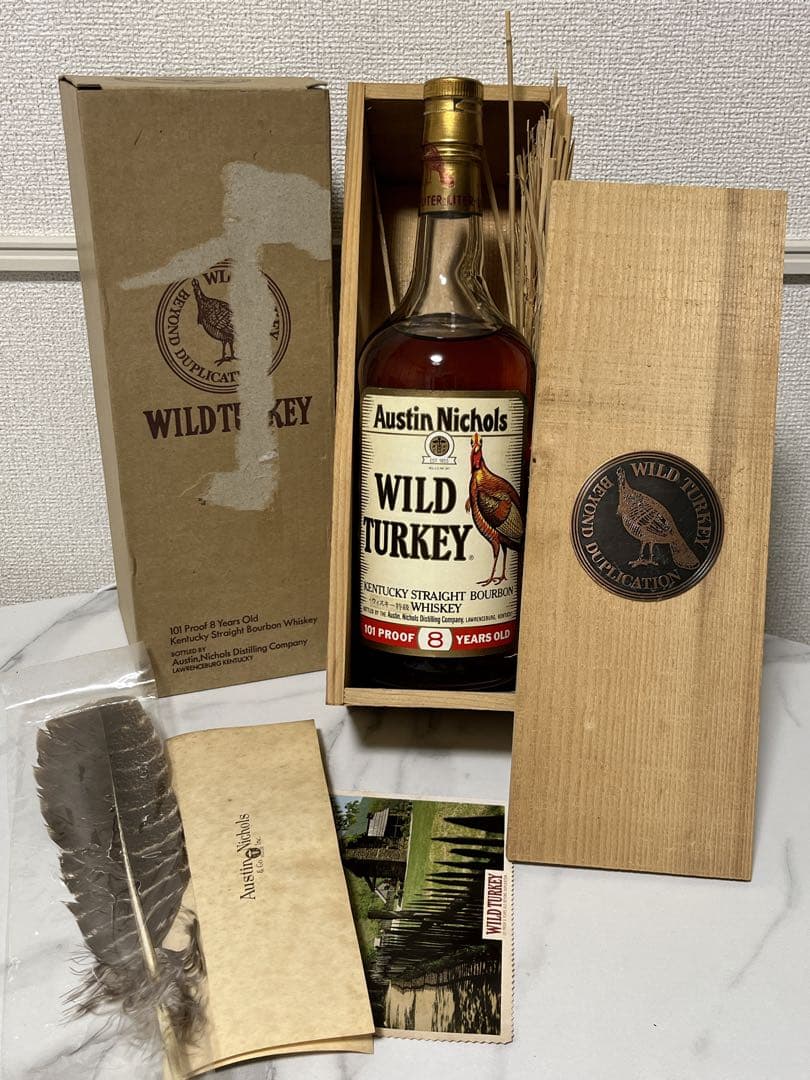 未開栓 WILDTURKEY ワイルドターキー 8年 木箱 特級 希少品