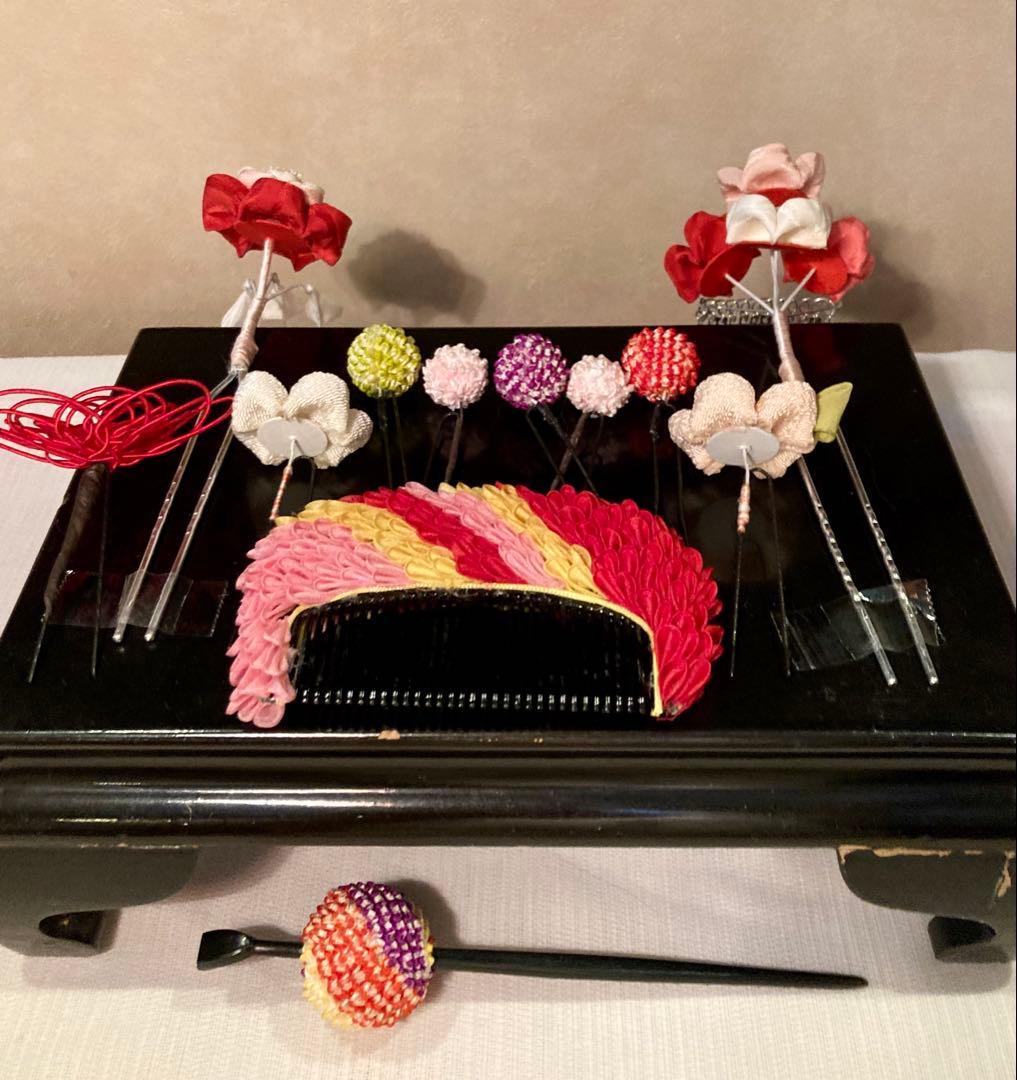 専用　七五三　おはりばこ　八重梅花簪セット花櫛簪　玉簪　その他8点　全12点