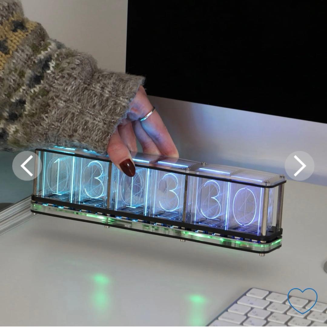 インテリア時計 RGB TUBE CLOCK