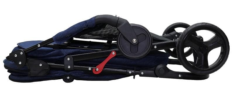 在庫調整の為大特価！ココハート ４輪ペットカート/甘えん坊バギーBIG デニム