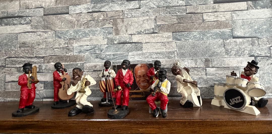 異色黒人ジャズＢAND登場8人衆♯ルイアームストロングと共演♯希少