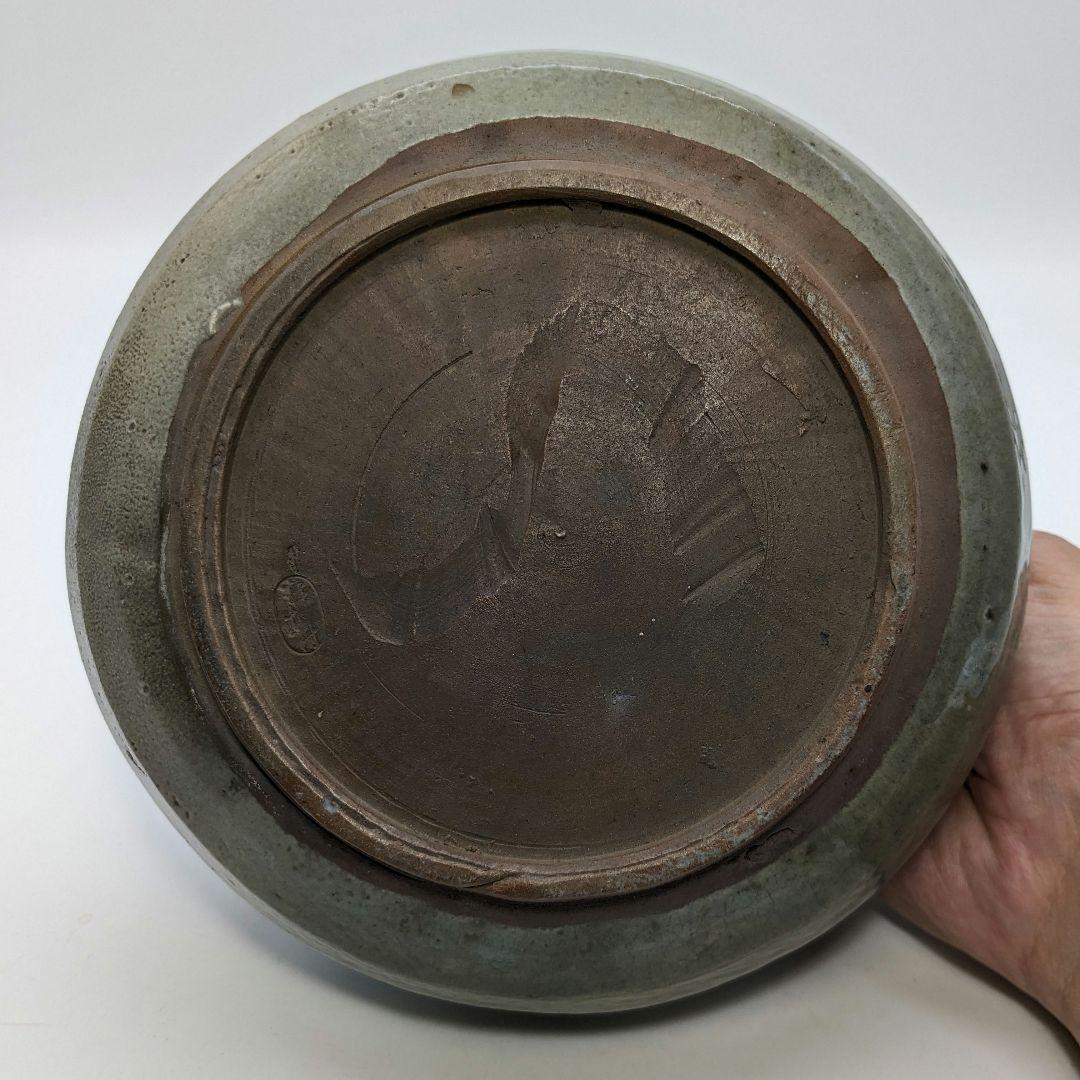 岡本英山 虫明焼 建水 茶こぼし 茶道具 茶器 抹茶 茶陶 容器 食器 工芸品