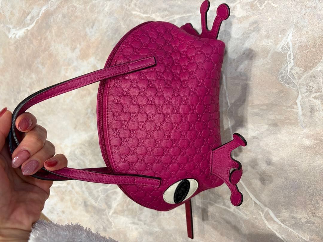 GUCCIカエル型手提げバッグ　美品