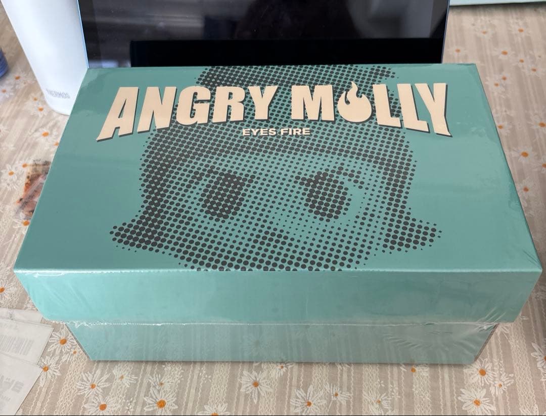 即日発送 Angry Molly Eyes Fire Designer Toy