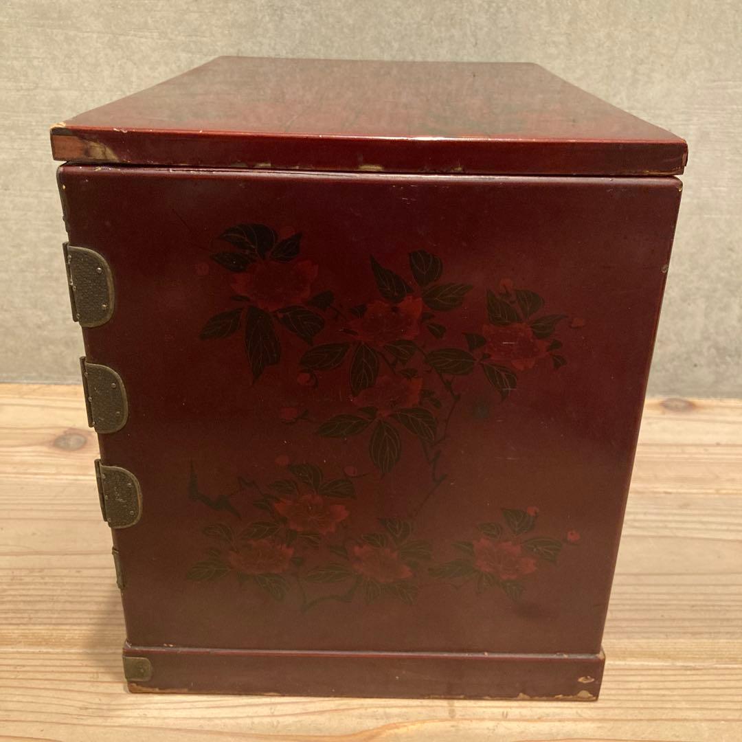 漆塗り 小箪笥 アンティーク　当時物　昭和レトロ　和箪笥 和家具　骨董