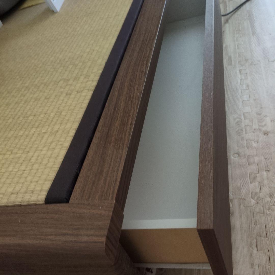 シングル 畳ベッドフレーム 引き出し付き