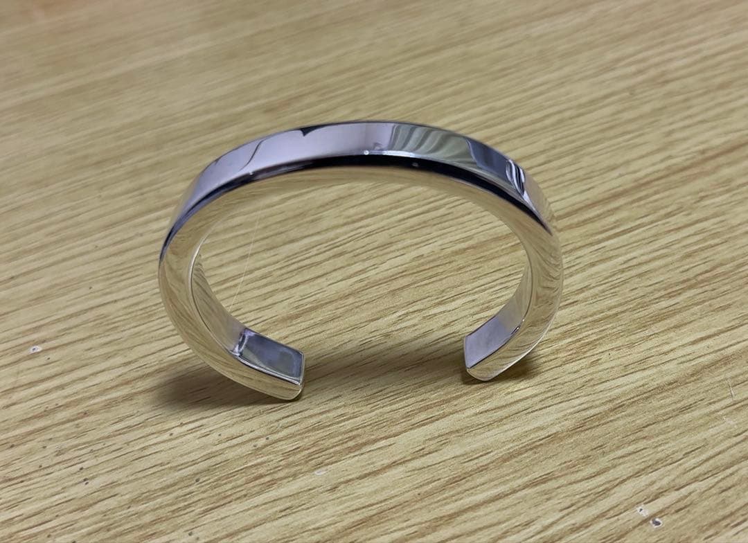 シルバー925 極太バングル　98g 極厚　オーダー品　ブレスレット