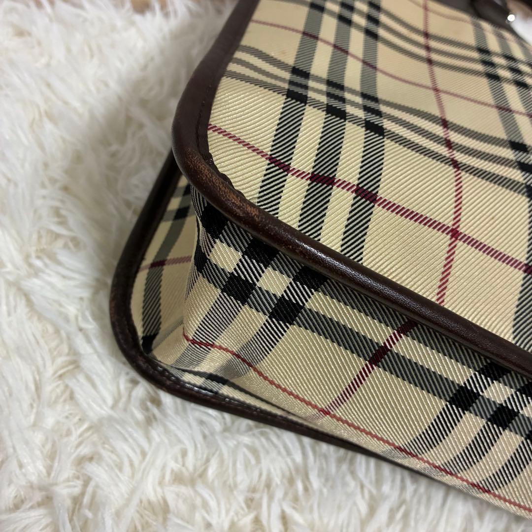 バーバリー　ビジネスバッグ　トートバッグ　ノバチェック　ロゴプレート　A4