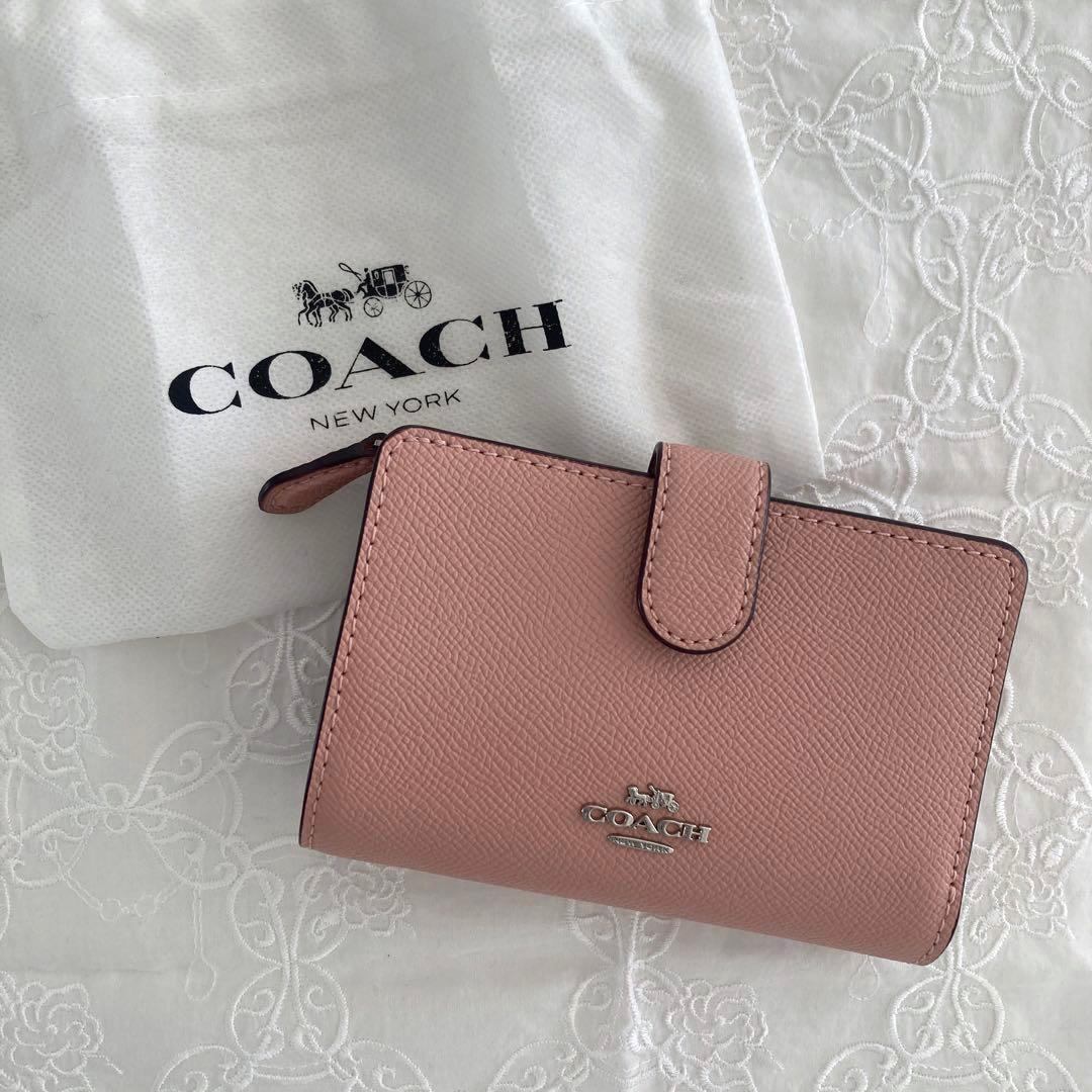 （専用出品）　COACH　コーチ　二つ折り　財布 保存袋付き