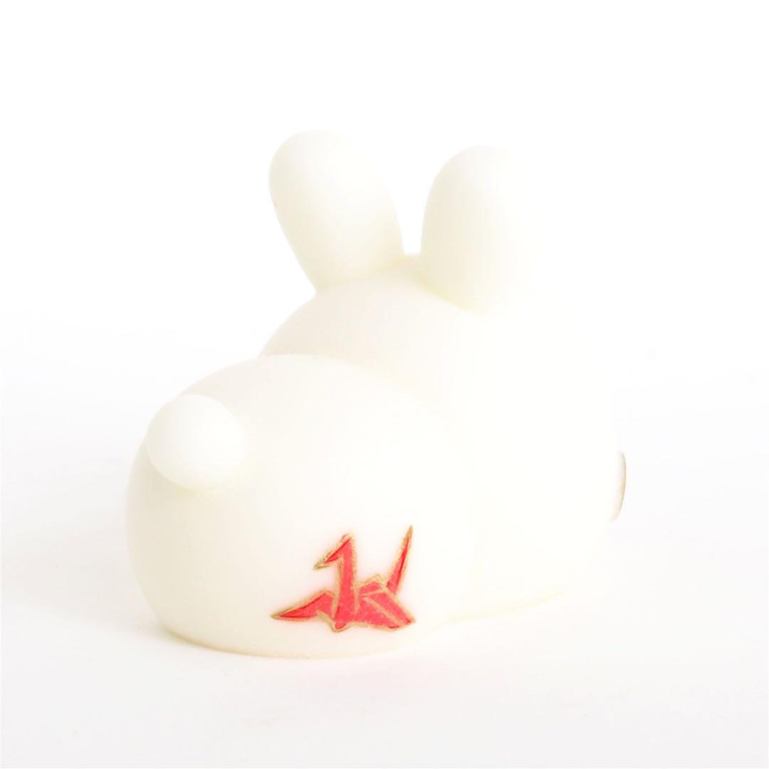 もにまるず　折り鶴　うさぎ