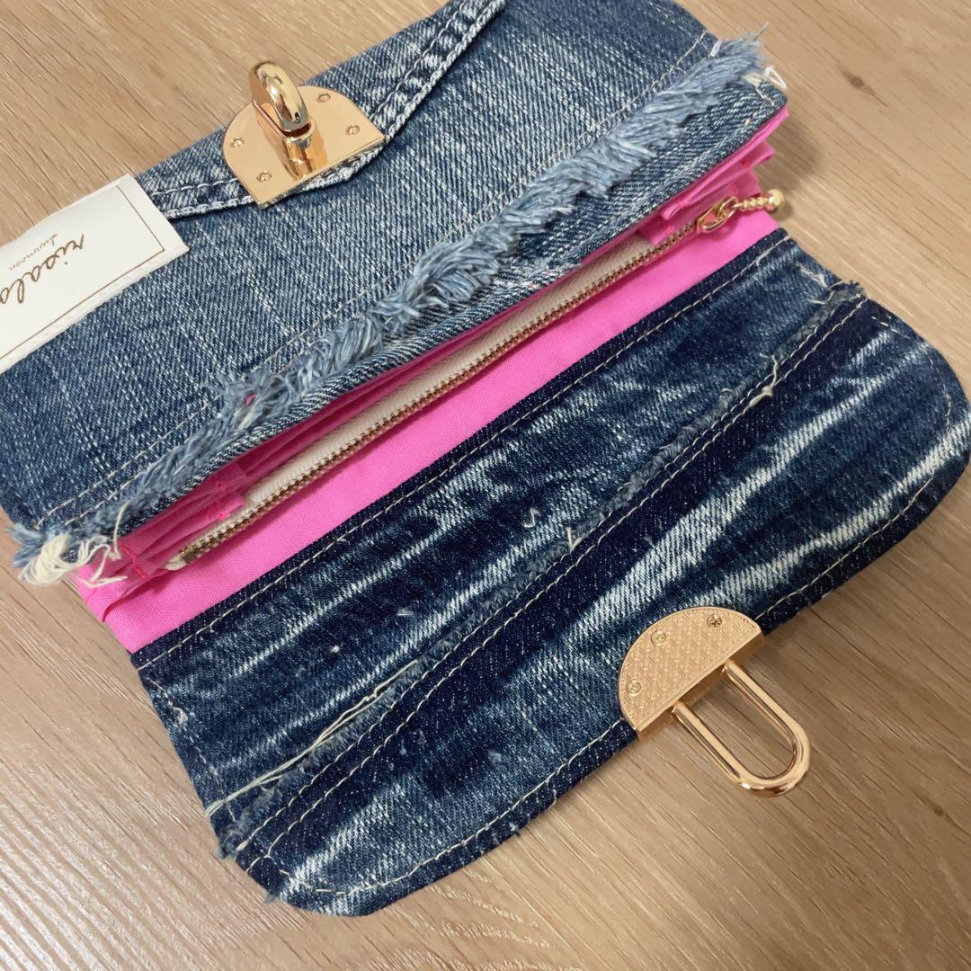 デニム リメイク　ウォレット