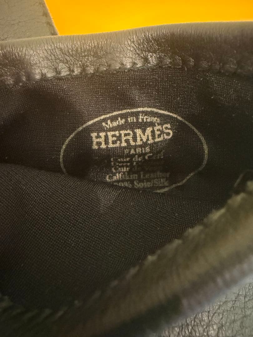 HERMES カーフレザー ブラック手袋最後のお値下げ