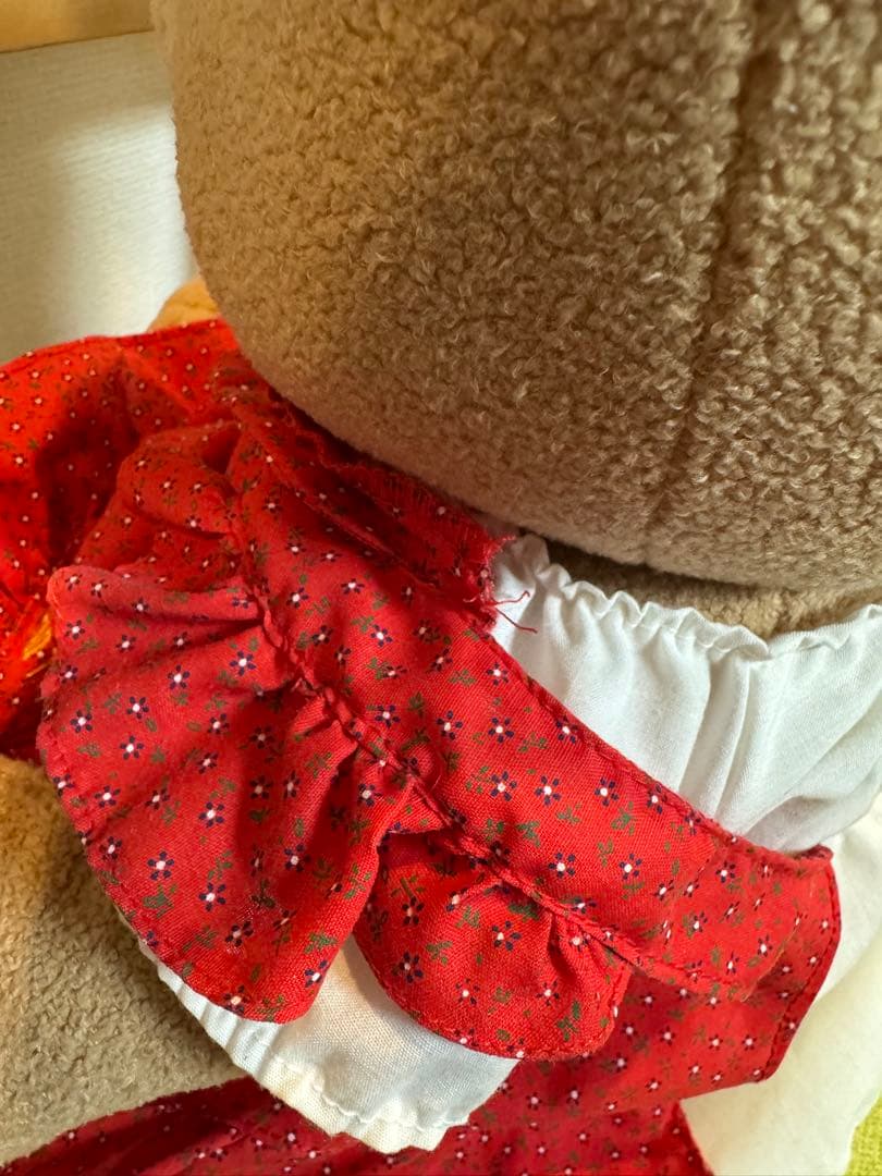 【値下げしました】シルバニアファミリー♡クマの女の子ぬいぐるみLサイズ♡