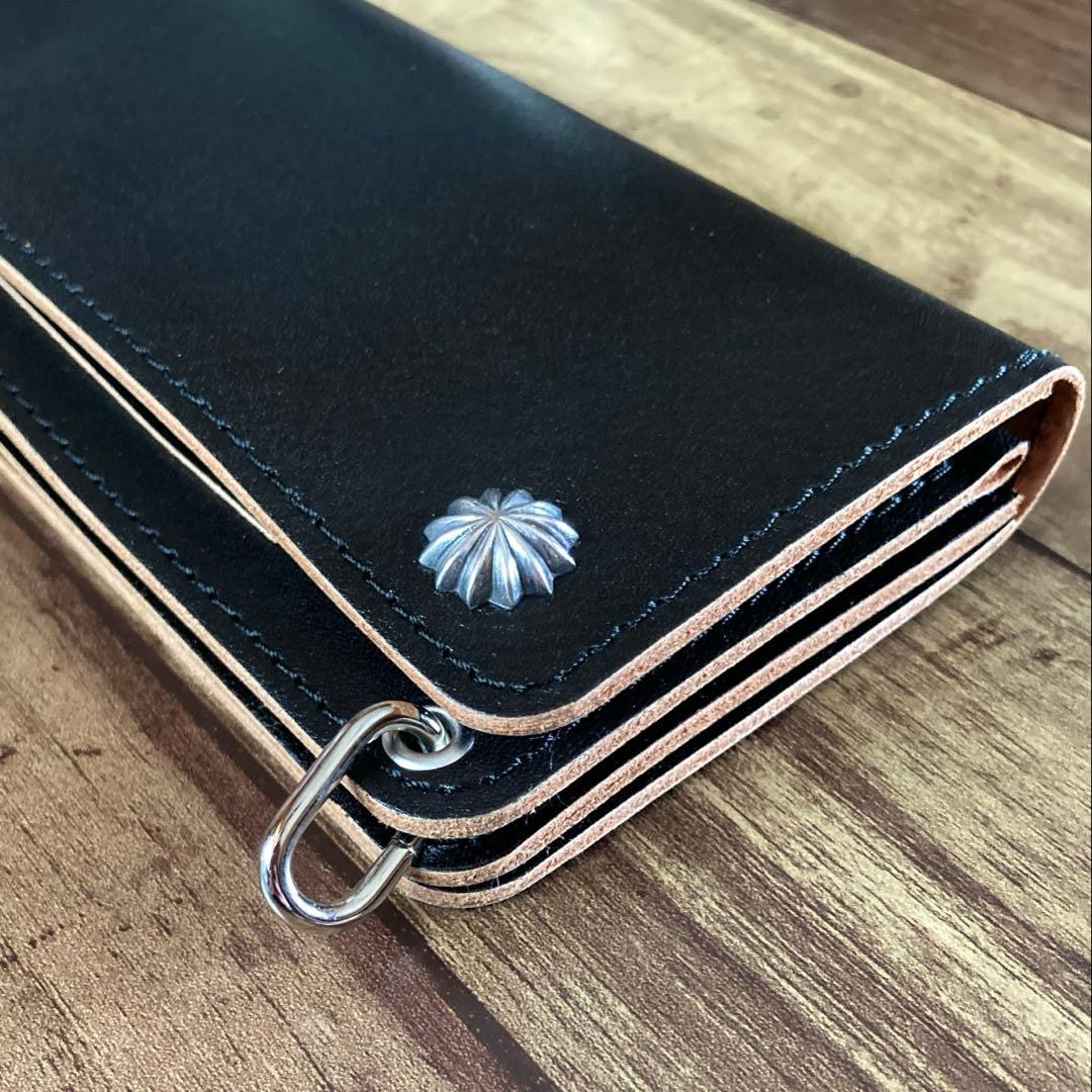 【れんじゃーず】ミドルトラッカーウォレット 3層【お札を折らずに収納】