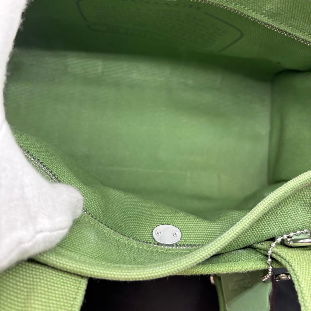 希少 ✨コーチ トートバッグ ショルダーバッグ カーゴトート 34 緑
