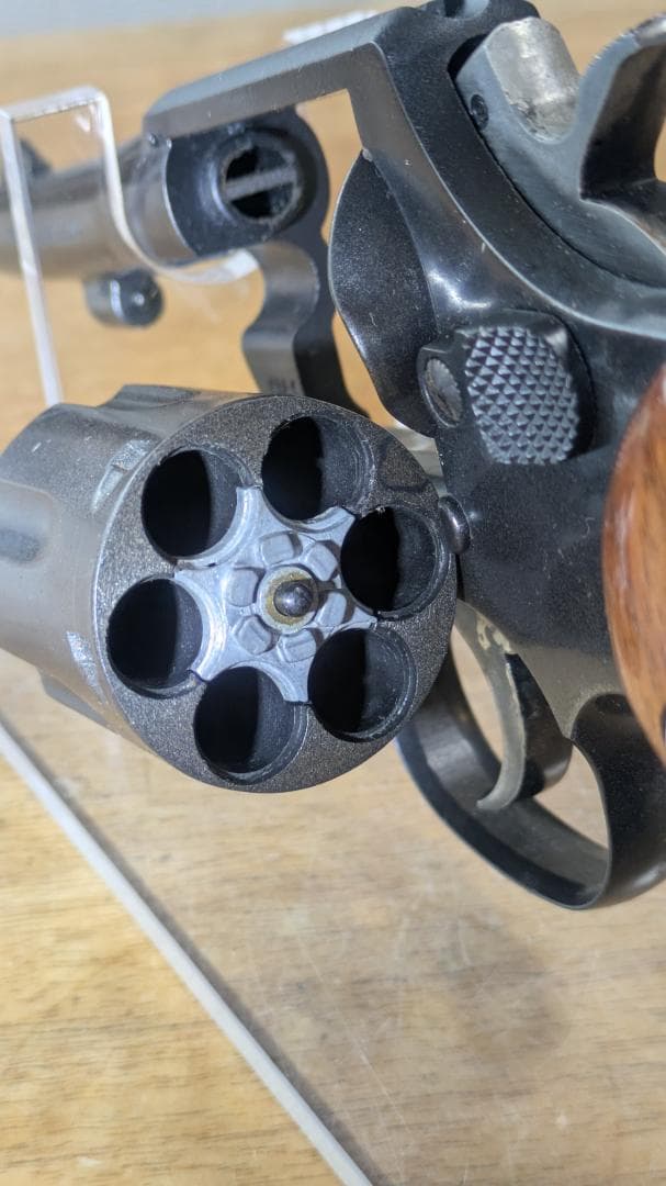 コクサイ　S&W M10 FBI SP HW モデルガン 限定木グリ