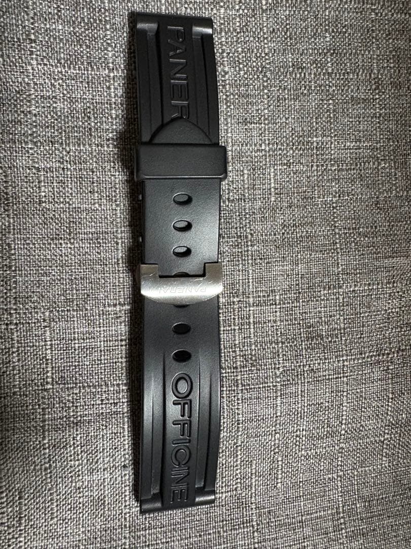 Panerai パネライ　ラバーベルト Dバックル付