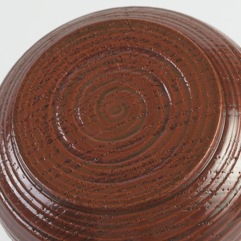 茶道具　漆塗　帽子茶器　棗　時代箱付　V　9816