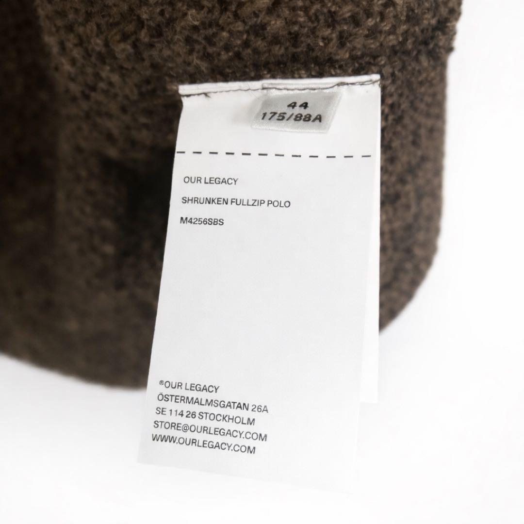 ジャケット・アウター OUR LEGACY/ SHRUNKEN FULLZIP POLO