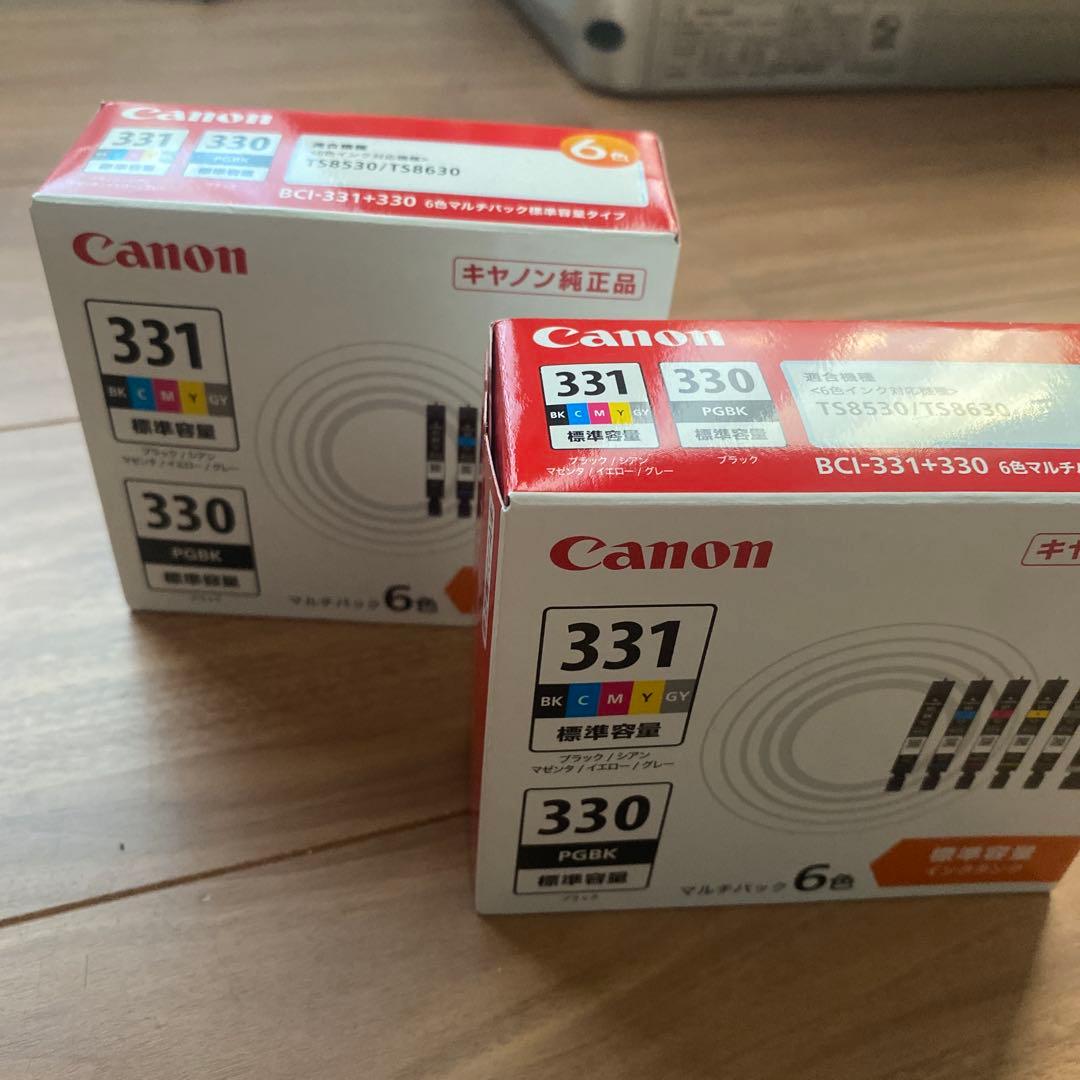 1004新品／未使用品】純正CANON インクタンク 331 330 2個