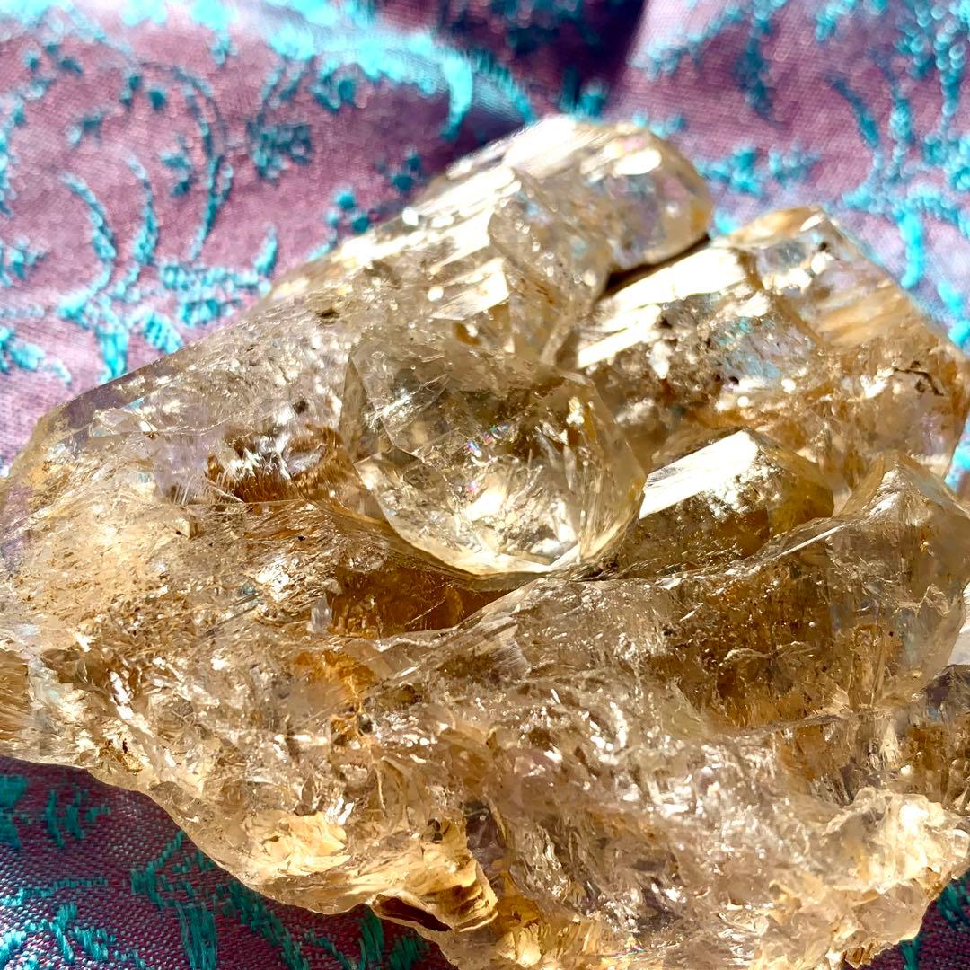 ダイヤモンド系骸骨水晶-14/スケルタルクォーツ/マルチクラスター