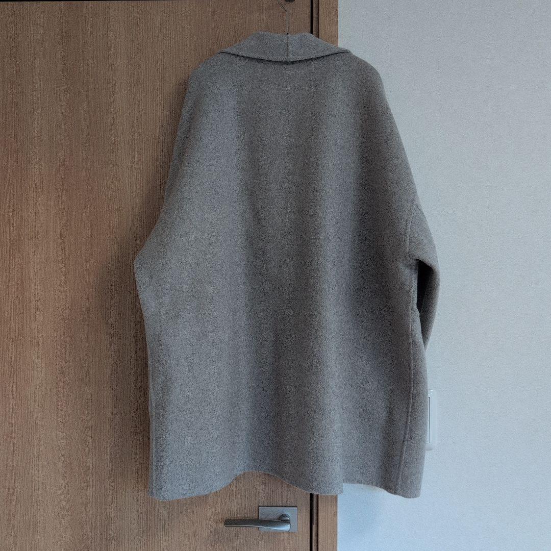 DES PRÉS ライトグレー チェスターコート