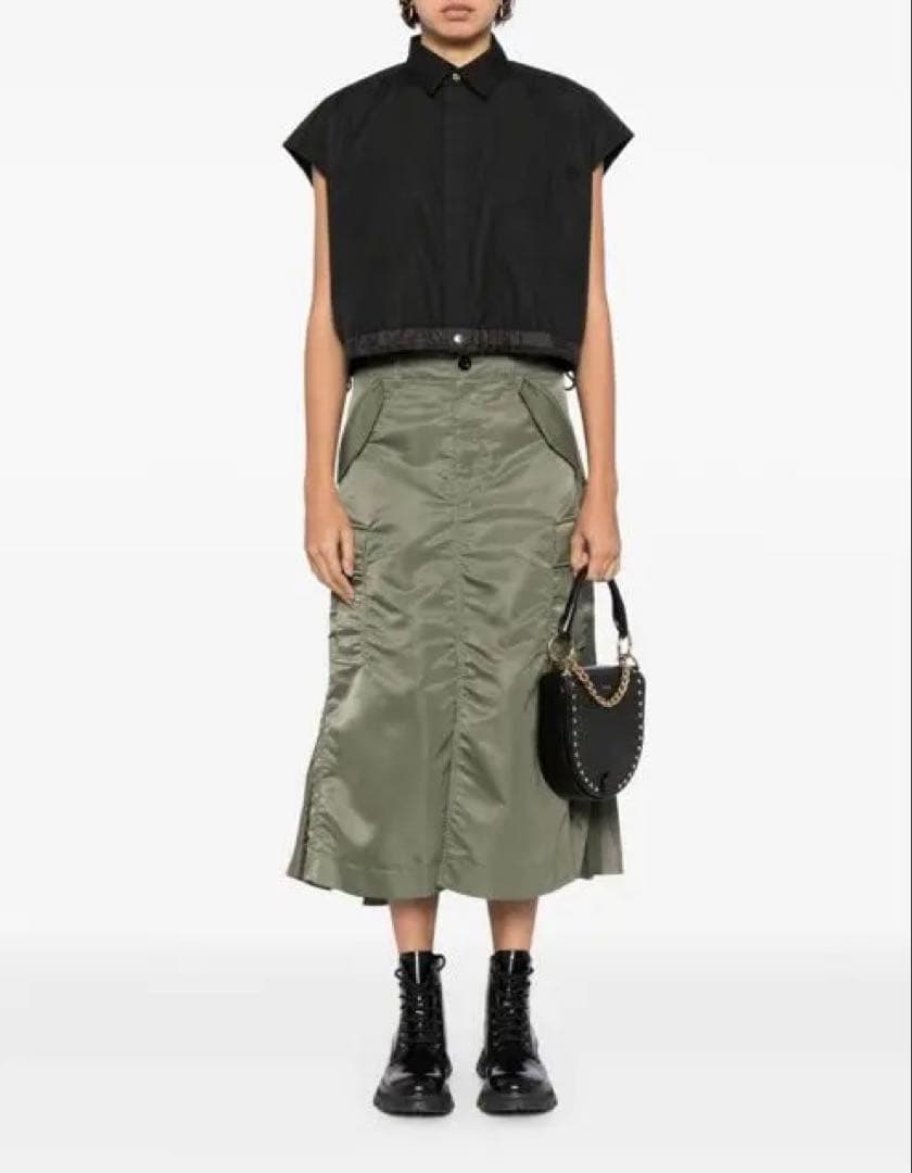 スカート sacai Nylon Twill Skirt