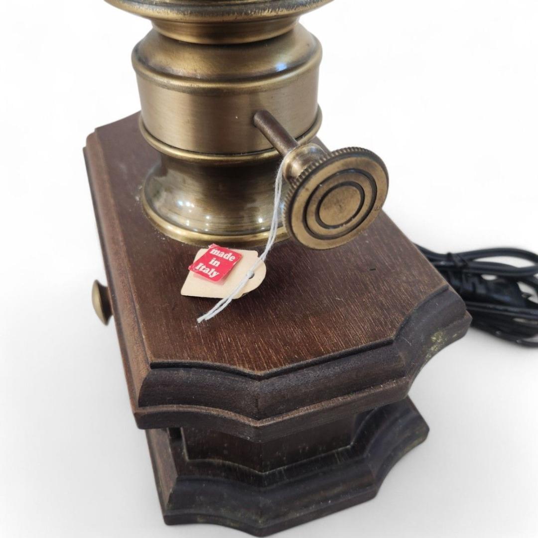 美品 vintage Made in Italy 卓上ランプ 薔薇 小物入れ付き