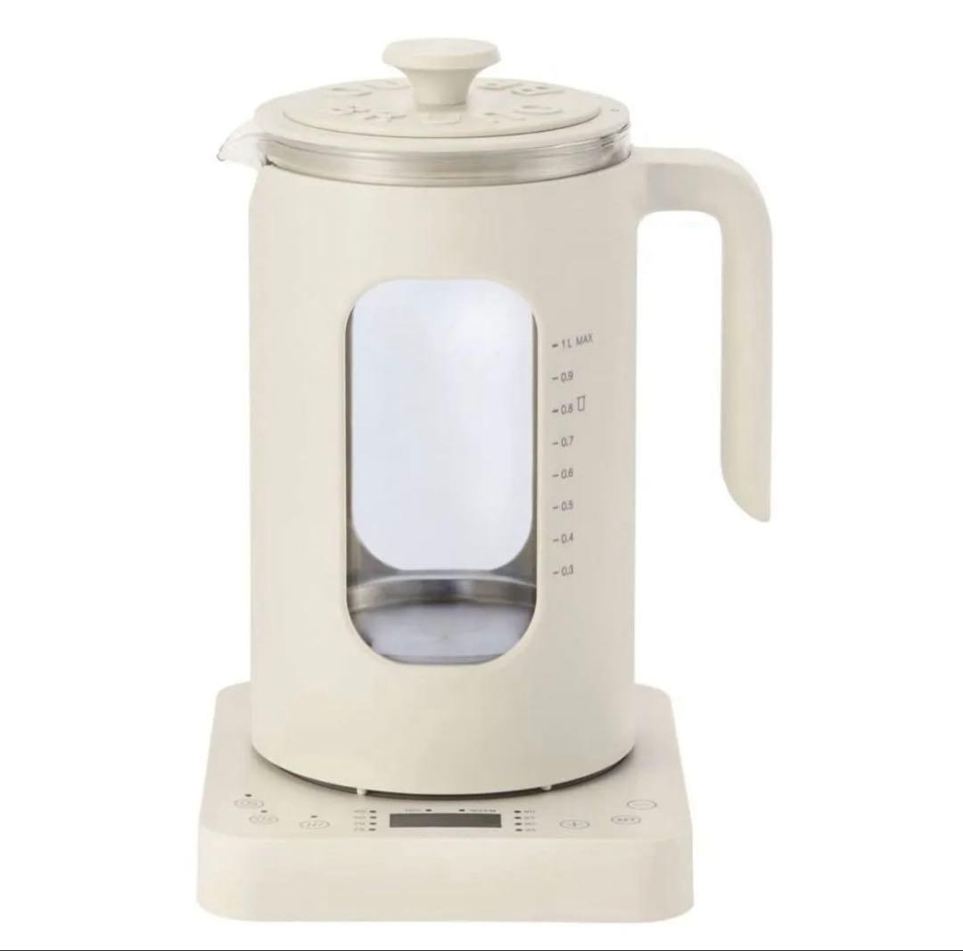 TUKIBRUNO温度調節マルチケトル（ホワイト） 新品未使用品