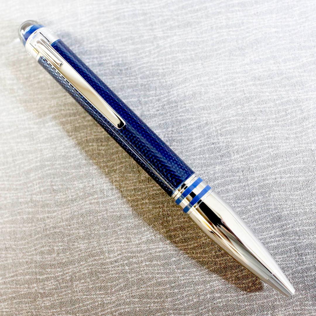 【極美品】モンブラン ボールペン スターウォーカー ブループラネット メタル